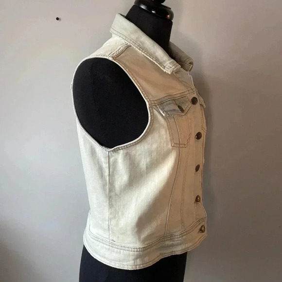 Prana |  Sleeveless Jean Vest - Picture 3 of 8